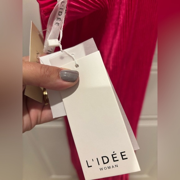 lidee soiree halter gown puch dress sz 14 - Picture 6 of 7